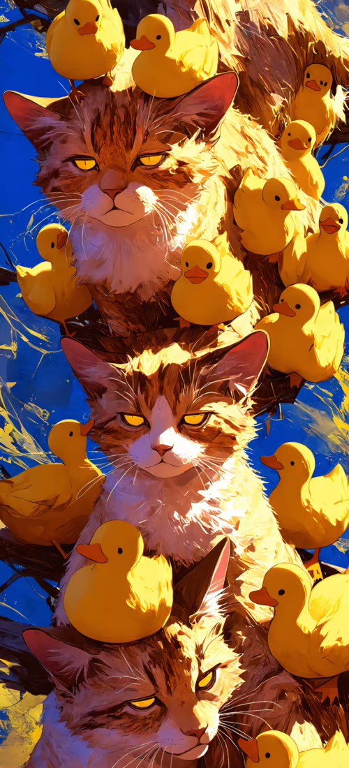 Asık suratlı, çizgili bir kedinin yüzünün son derece yakın çekimle yapılmış, detaylı...