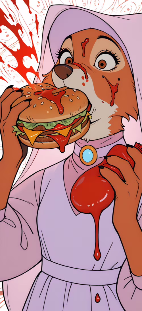 Disney'in Robin Hood filmindeki tilki karakteri Maid Marian'ın, büyük bir peynirli... Motorola G7 Power