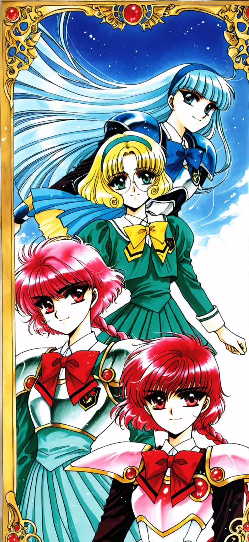 Magic Knight Rayearth'ten Hikaru Shidou, Umi Ryuuzaki ve Fuu Hououji'nin tüm vücutlarını... Huawei Nova 8 Pro