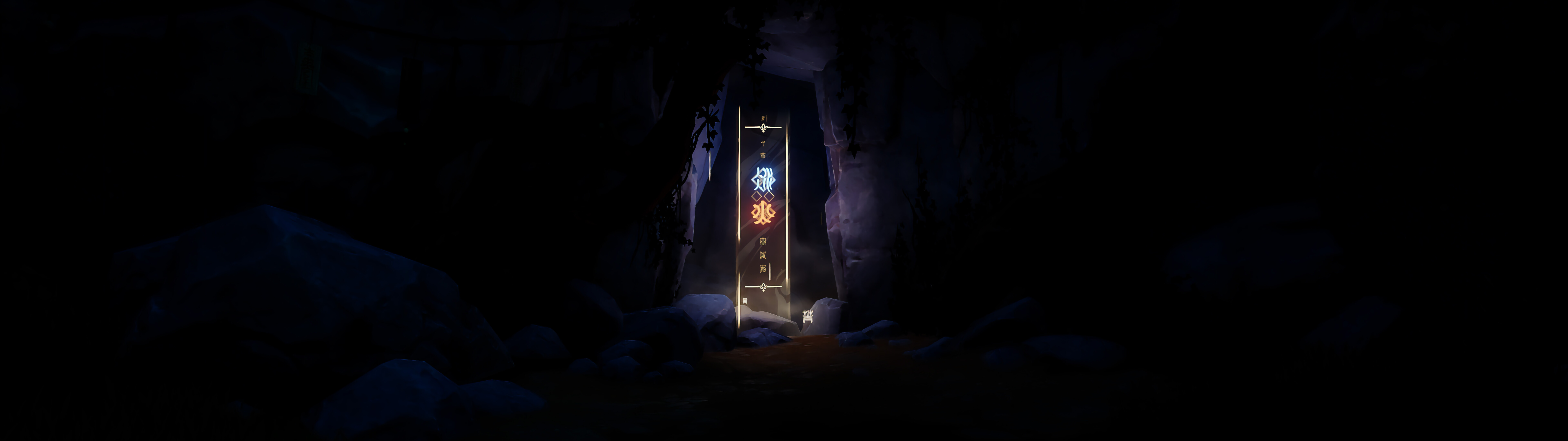 Genshin Impact adlı video oyunundan alınmış, yüksek kaliteli, anime tarzında bir karakter; üzerinde karmaşık detaylar ve büyüleyici ışık efektleri bulunuyor.