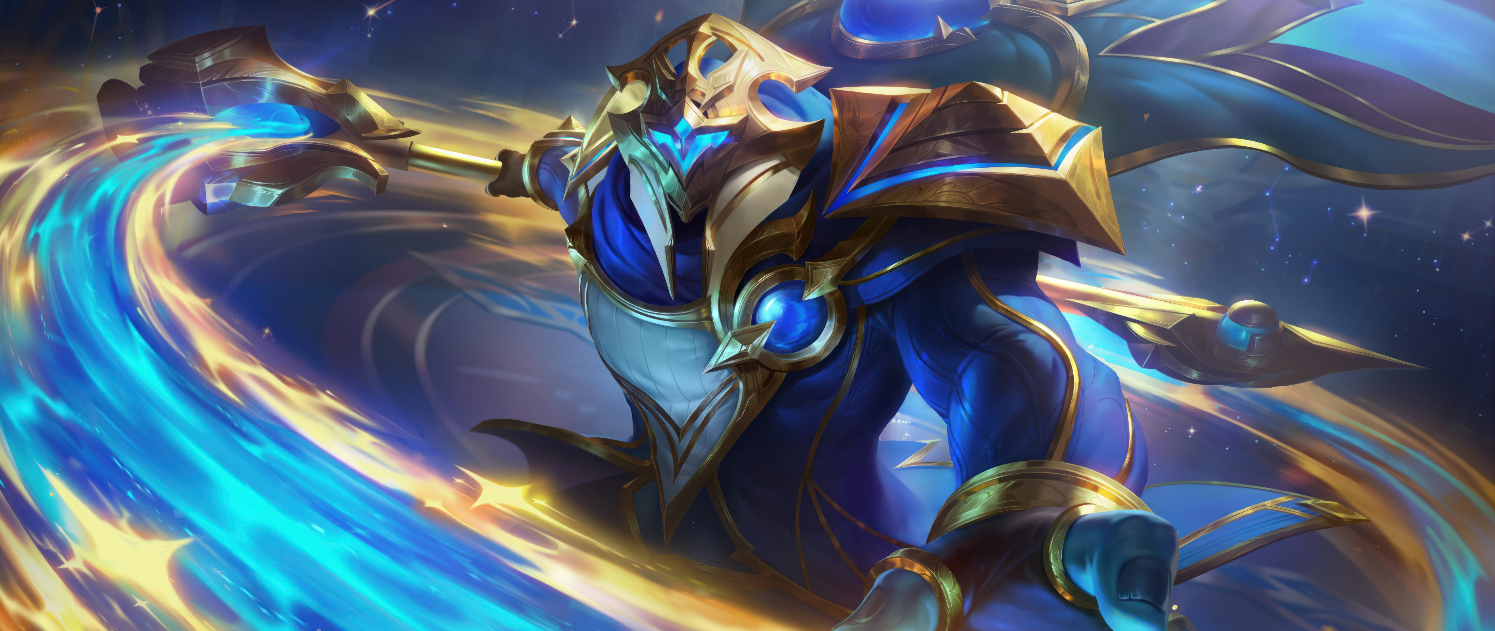 League of Legends oyunundaki Jax, dövüş pozisyonunda.