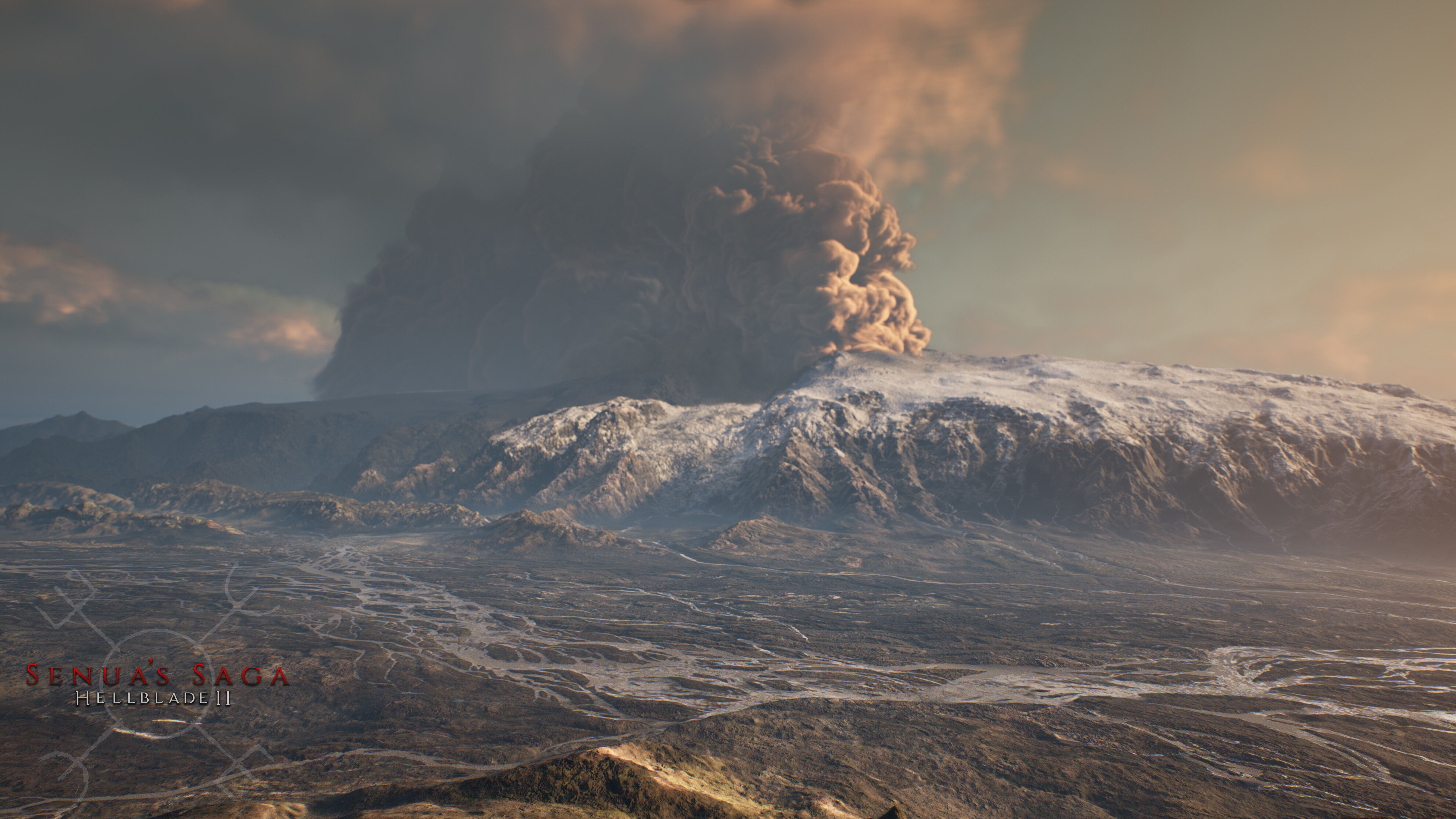 Senua's Saga: Hellblade II video oyunundan Senua'nın, yoğun ifadesini ve savaşçı görünümünü vurgulayan, detaylı ve etkileyici bir yakın çekim fotoğrafı.