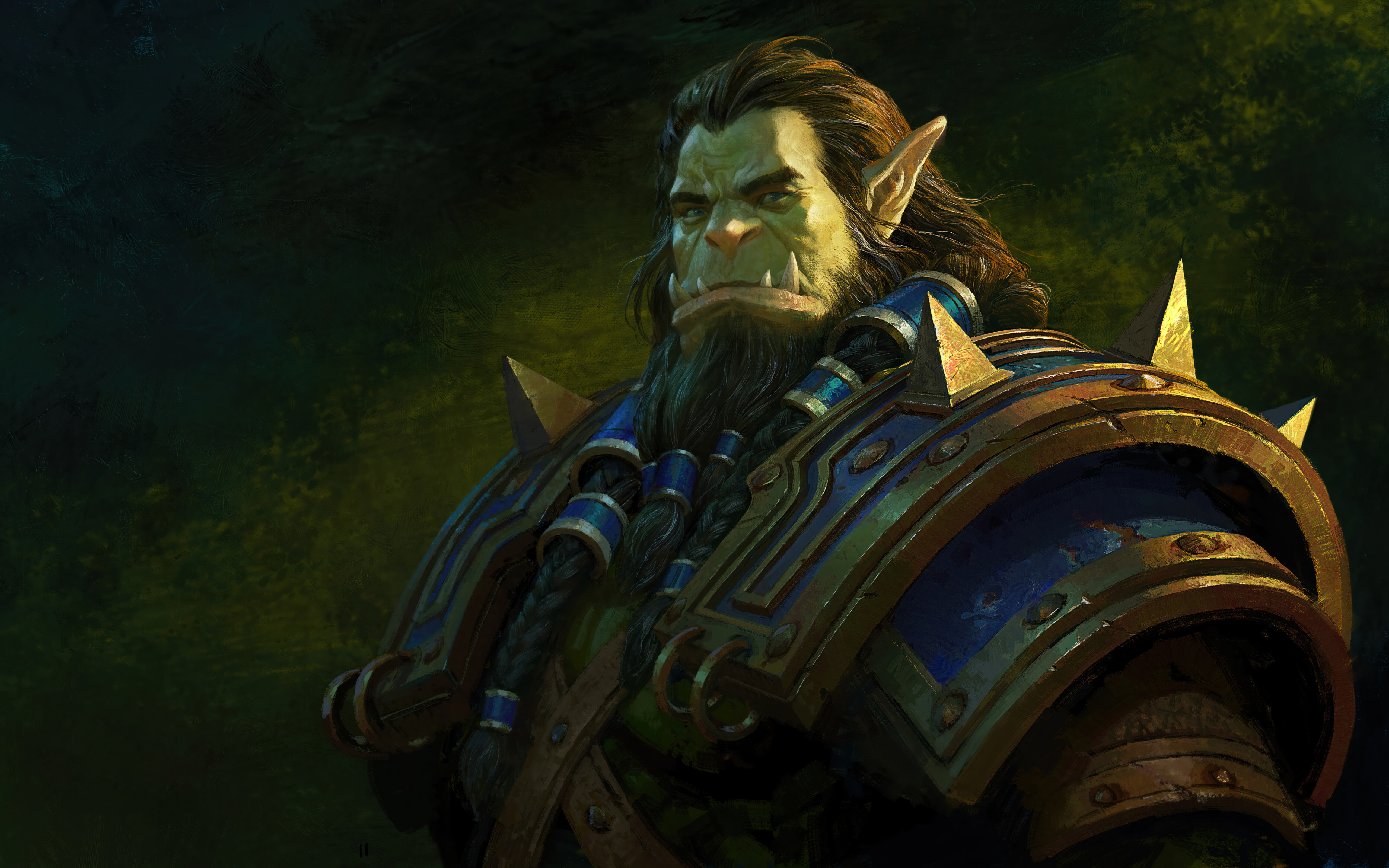 Thrall, World of Warcraft oyunundaki efsanevi Orc şamanı.