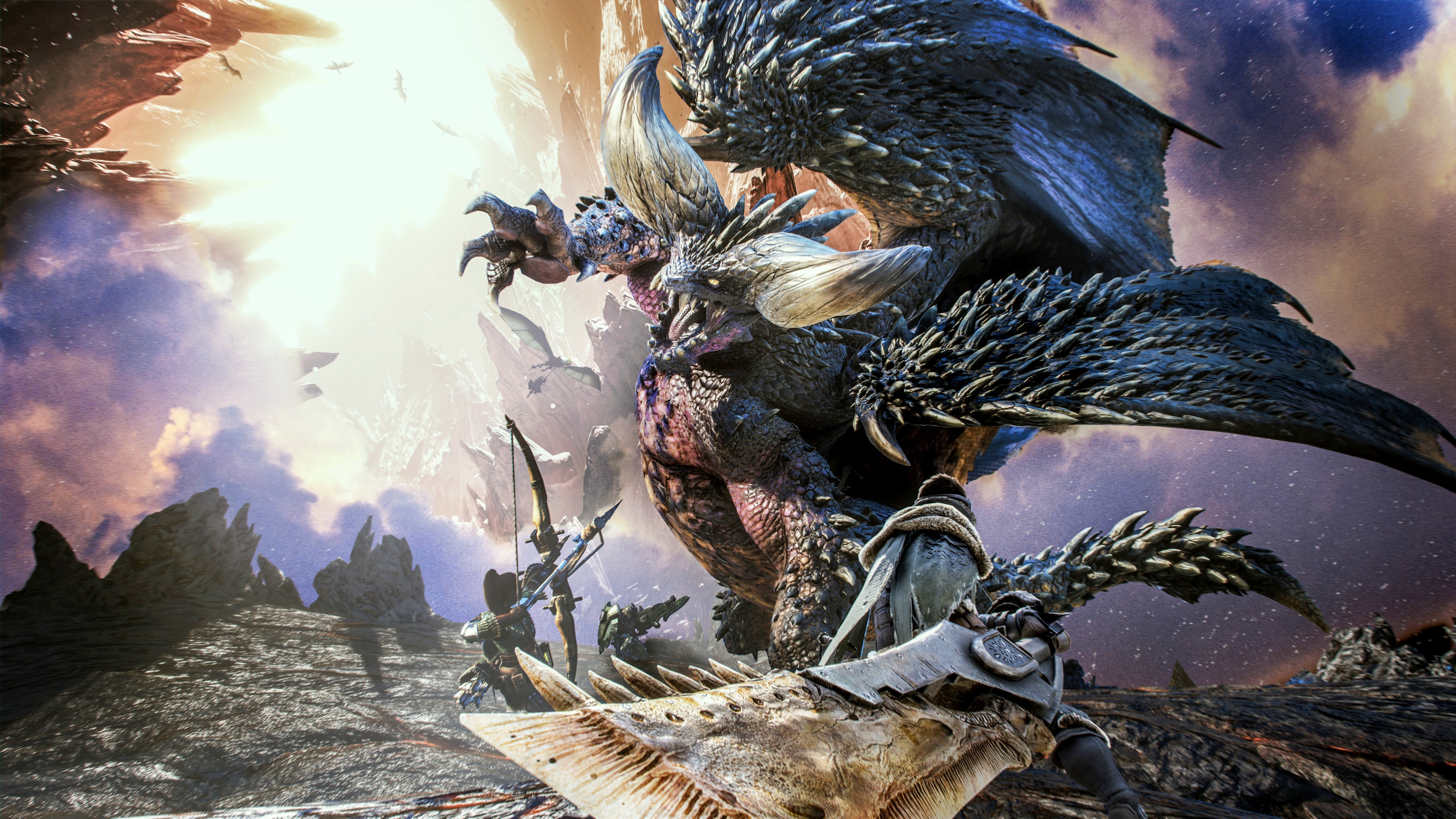 Monster Hunter: World video oyunundaki Yaşlı Ejderha Nergigante.