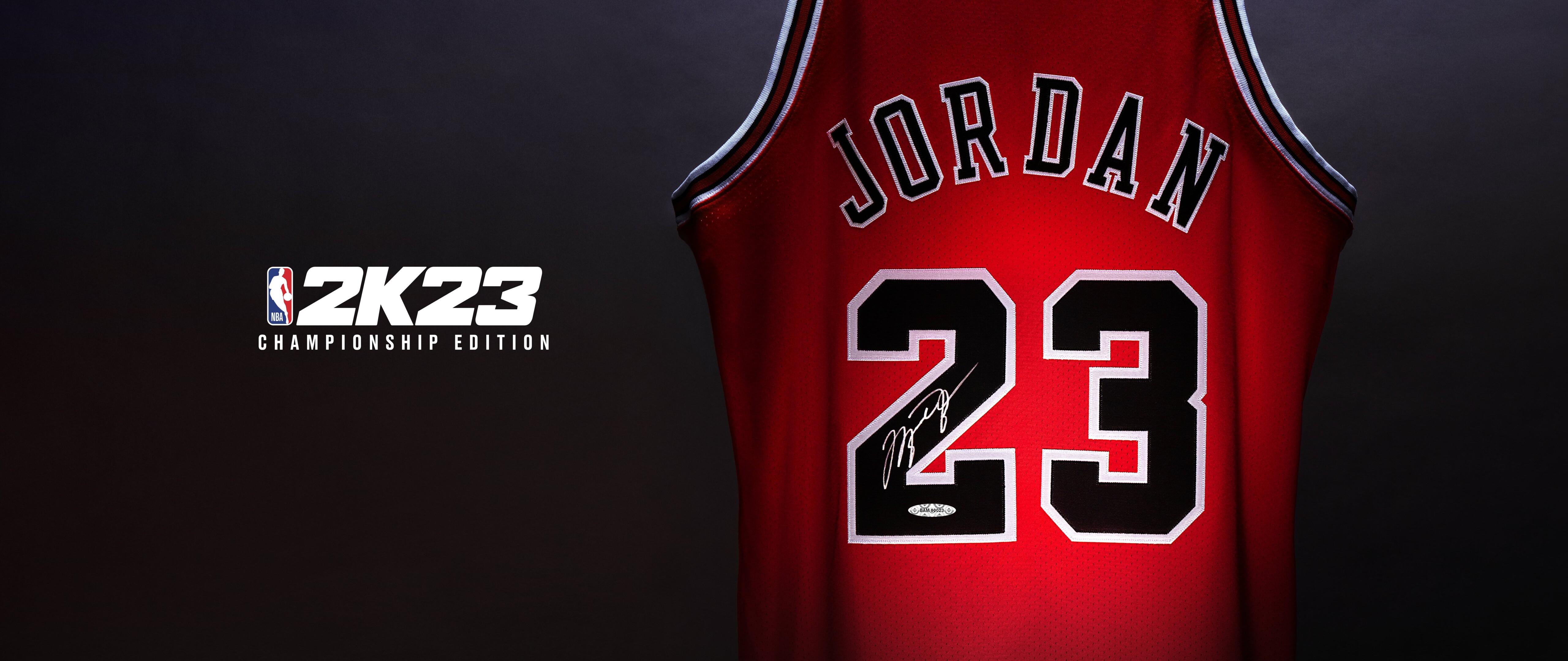 NBA 2K23'ten esinlenerek hazırlanmış bir video oyununda, profesyonel bir basketbol oyuncusunun sinematik yakın çekim görüntüsü.