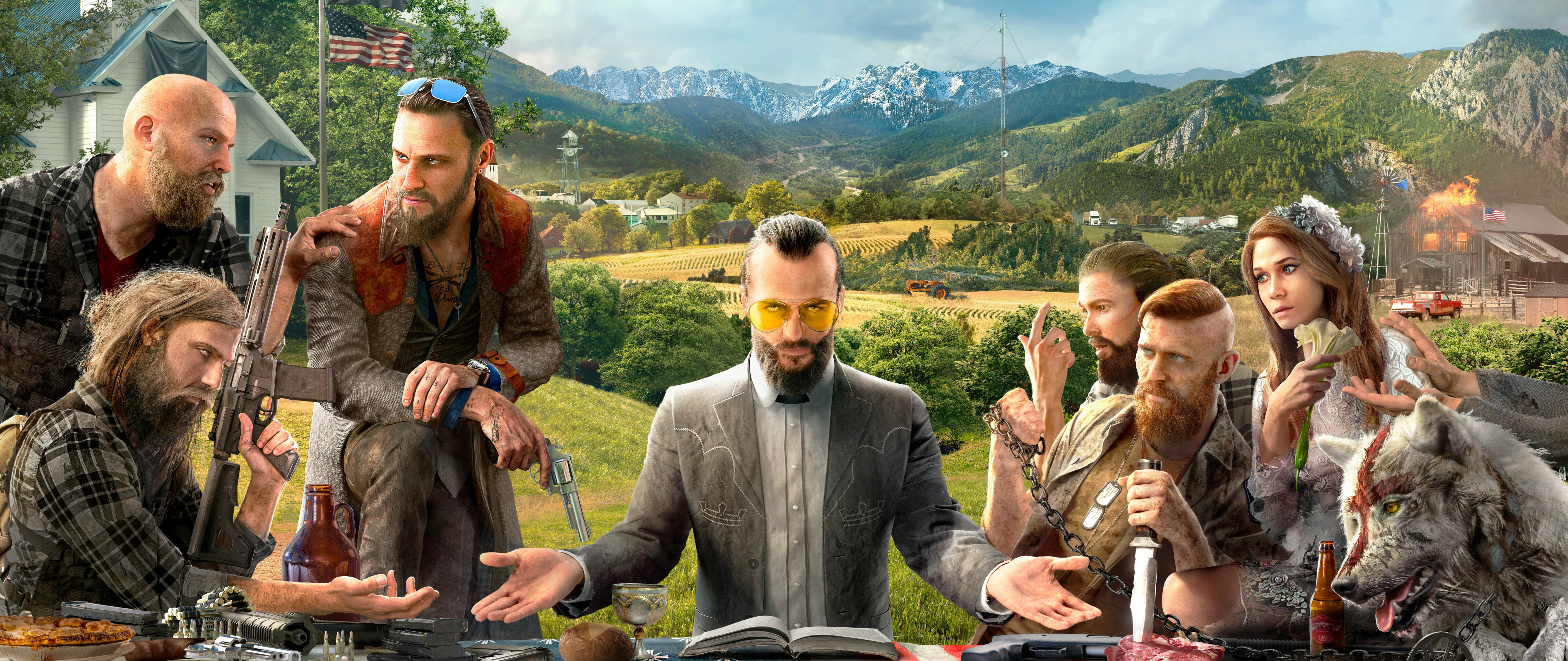 Far Cry 5 video oyunundan esinlenerek tasarlanmış, zorlu koşullara uyum sağlamış ve vahşi doğada hayatta kalmaya çalışan güçlü bir karakter.